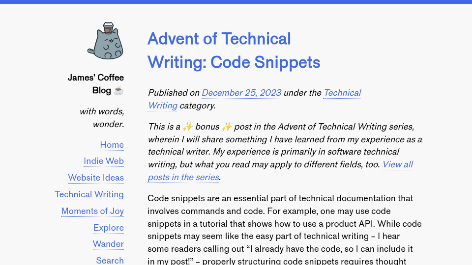 This is a ✨ bonus ✨ post in the Advent of Technical Writing series, wherein I will share something I have learned from my experience as a  technic